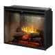 Dimplex Revillusion 30-inch Built-in Firebox with Glass Pane and Plug Kit, Weathered Concrete (RBF30WCG)