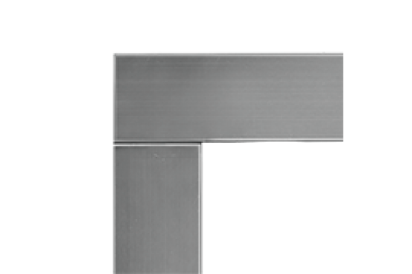 Napoleon CLEARion Elite 50 See-Thru Electric Fireplace Stainless Steel Surrounds to Accommodate 2" X 4" Wall Installation Napoleon CLEARion Elite 50 See-Thru Electric Fireplace Stainless Steel Surrounds to Accommodate 2" X 4" Wall Installation