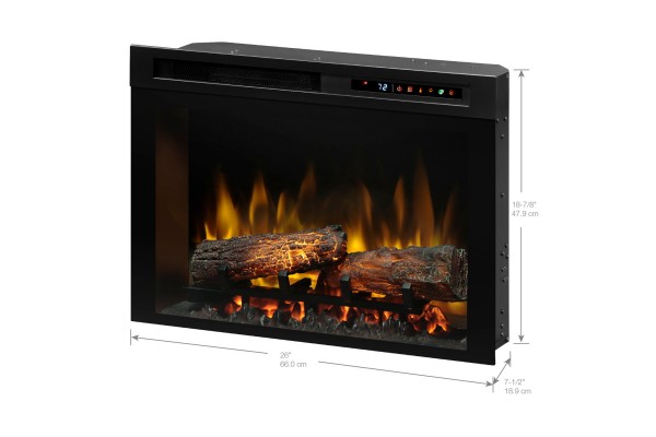 Dimplex Multi-Fire XHD 26-inch Plug-in Electric Firebox with ReaLogs Dimplex Multi-Fire XHD 26-inch Plug-in Electric Firebox with ReaLogs