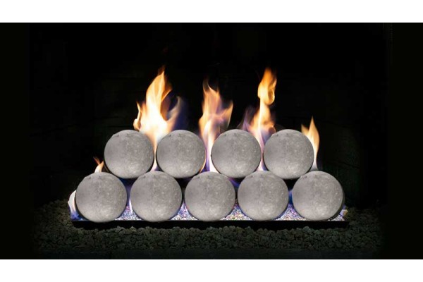 Real Fyre 5" Graystone Fyre Spheres Real Fyre 5" Graystone Fyre Spheres