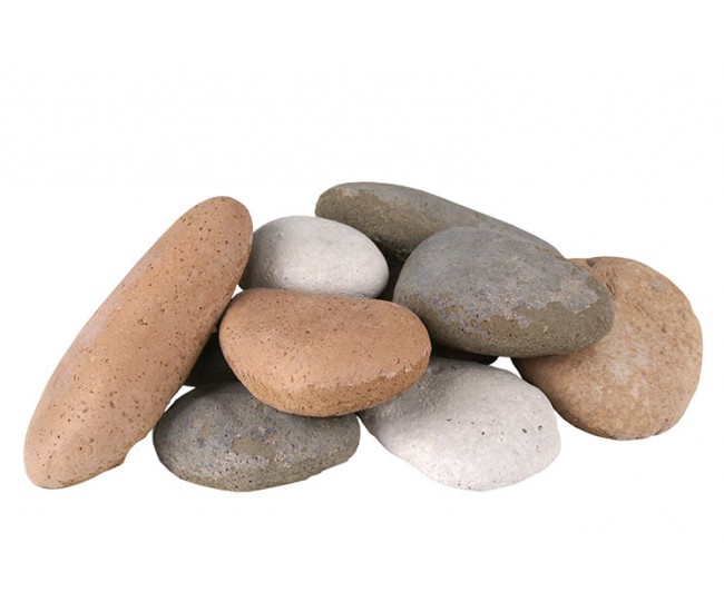 Real Fyre Assorted River Rock Fyre Stones