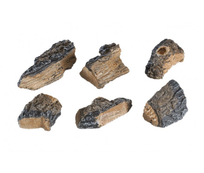 Real Fyre 6 Charred Wood Chips (Case of 6)