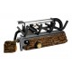 Real Fyre Valley Oak Logs with Low BTU G8E Series Vent Free Burner Real Fyre Valley Oak Logs with Low BTU G8E Series Vent Free Burner