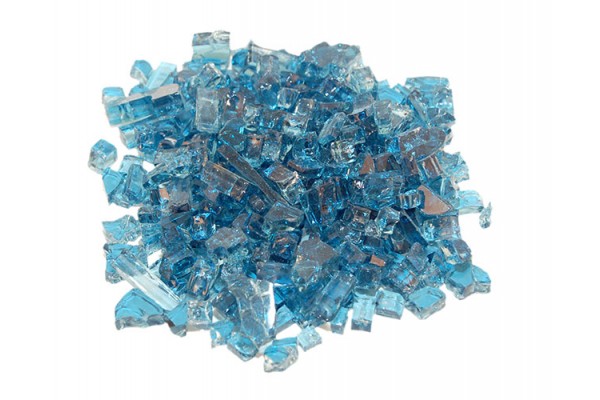 Real Fyre Caribbean Blue Fyre Glass Real Fyre Caribbean Blue Fyre Glass