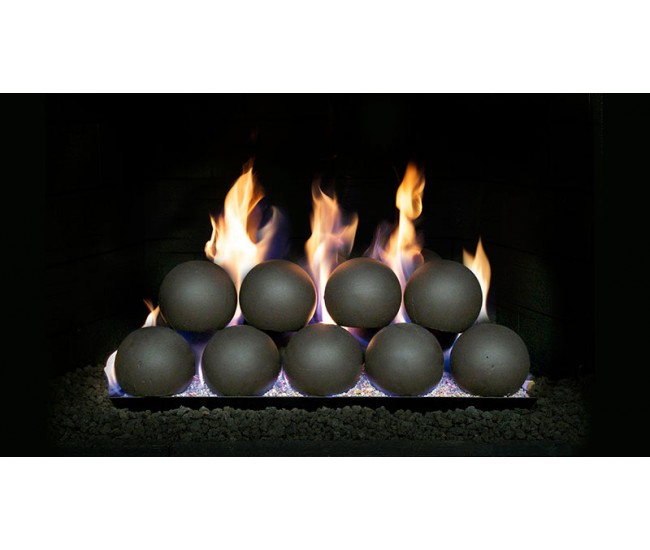 Real Fyre 4-inch Epic Black Fyre Spheres (qty 34)