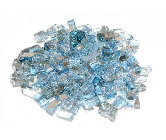 Real Fyre Caribbean Blue Reflective Fyre Glass