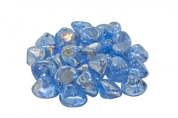 Real Fyre Steel Blue Diamond Nuggets (10lb Jar)