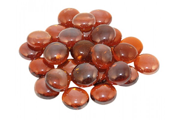 Real Fyre Deep Amber Fyre Gems (10lbs)