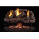 Real Fyre Charred Aged Split Logs with Stainless Steel G10 Vent Free Burner Real Fyre Charred Aged Split Logs with Stainless Steel G10 Vent Free Burner