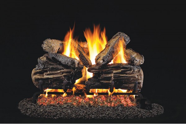 Real Fyre Charred Split Logs Compatible with G45 Burner Real Fyre Charred Split Logs Compatible with G45 Burner
