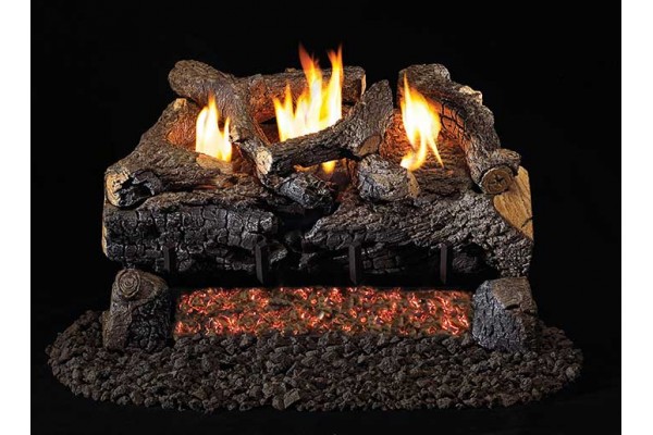Real Fyre Evening Fyre Charred Logs with G18 See-Thru Vent Free Burner Real Fyre Evening Fyre Charred Logs with G18 See-Thru Vent Free Burner