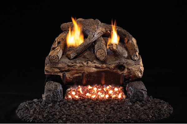 Real Fyre Evening Fyre Split Logs Compatible with G18 See-Thru Vent Free Burner Real Fyre Evening Fyre Split Logs Compatible with G18 See-Thru Vent Free Burner
