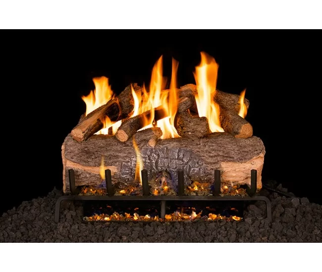 Real Fyre Mountain Crest Oak Gas Logs Only Real Fyre Mountain Crest Oak Gas Logs Only