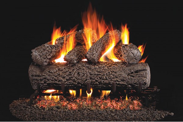 Real Fyre Post Oak Gas Logs Only Real Fyre Post Oak Gas Logs Only