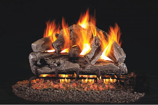 Real Fyre Rugged Oak Gas Logs Only Real Fyre Rugged Oak Gas Logs Only