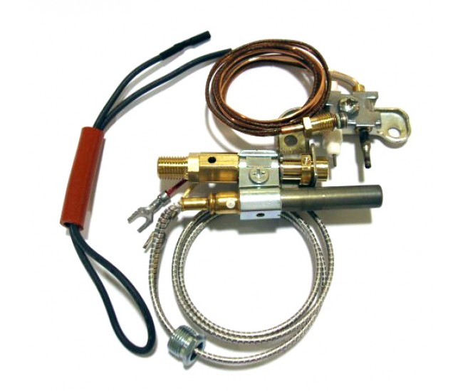Real Fyre Oxygen Depletion Sensor and Pilot Assembly Compatible for Vent Free Burners w/ 12 Valve, Natural Gas