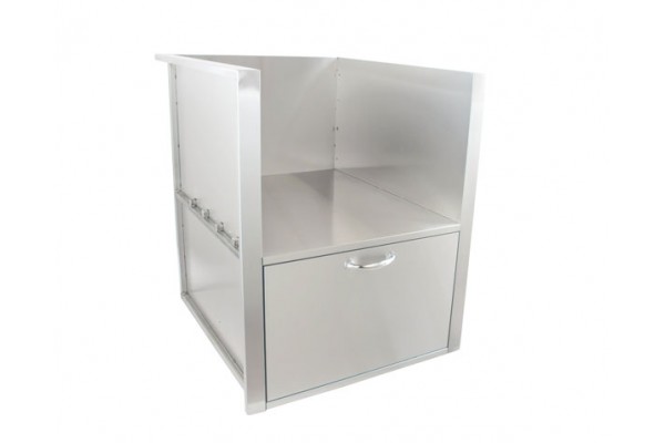 Blaze Kamado Island Sleeve with Drawer and Lights Blaze Kamado Island Sleeve with Drawer and Lights