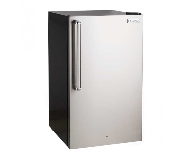 Fire Magic Premium, 4.2 Cubic Foot Refrigerator, with Locking Door, Right Hinged