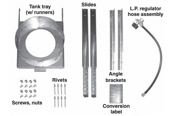 Fire Magic Tank Tray Conversion Kit for Echelon and Magnum Grills, Natural to LP Fire Magic Tank Tray Conversion Kit for Echelon and Magnum Grills, Natural to LP