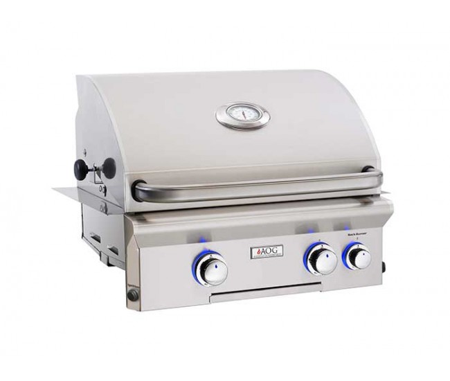 AOG 24-inch L Series Built In Grill With Rotisserie Backburner