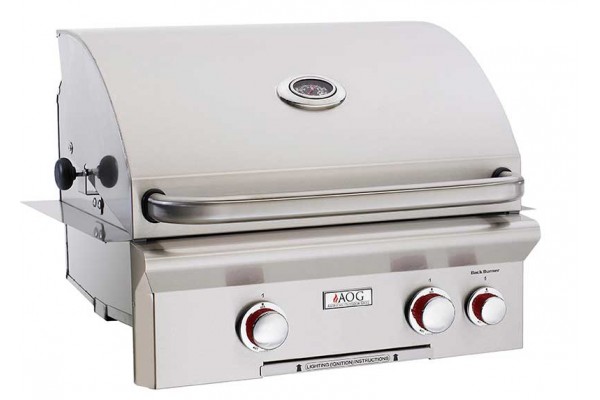 AOG 24-inch T Series Built In Grill With Rotisserie Backburner AOG 24-inch T Series Built In Grill With Rotisserie Backburner