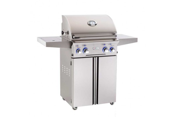AOG 24-inch L Series Portable Grill With Rotisserie and Single Side Burner AOG 24-inch L Series Portable Grill With Rotisserie and Single Side Burner