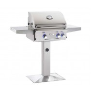 AOG 24-inch L Series Patio Post Grill With Rotisserie Backburner AOG 24-inch L Series Patio Post Grill With Rotisserie Backburner