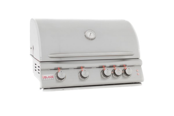 Blaze 32-inch 4 Burner Built-In LTE Gas Grill with Rear Burner and Lighting System Blaze 32-inch 4 Burner Built-In LTE Gas Grill with Rear Burner and Lighting System