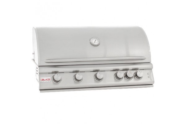 Blaze 40-inch 5 Burner Built-In LTE Gas Grill with Rear Burner and Lighting System Blaze 40-inch 5 Burner Built-In LTE Gas Grill with Rear Burner and Lighting System