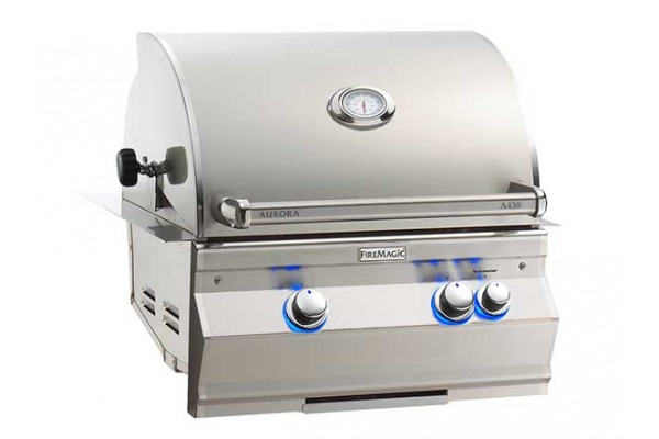 Fire Magic 24-inch Aurora A430i Built In Grill With Rotisserie Fire Magic 24-inch Aurora A430i Built In Grill With Rotisserie