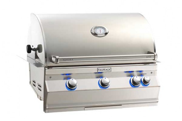 Fire Magic 30-inch Aurora A540i Built-In Grill With Rotisserie Fire Magic 30-inch Aurora A540i Built-In Grill With Rotisserie