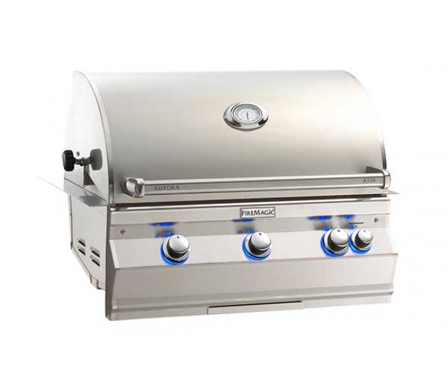 Fire Magic 30-inch Aurora A540i Built In Grill With Rotisserie