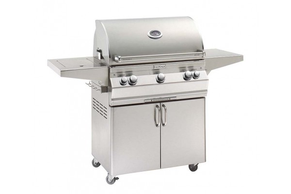 Fire Magic 30-inch Aurora A540s Portable Grill With Single Side Burner Fire Magic 30-inch Aurora A540s Portable Grill With Single Side Burner