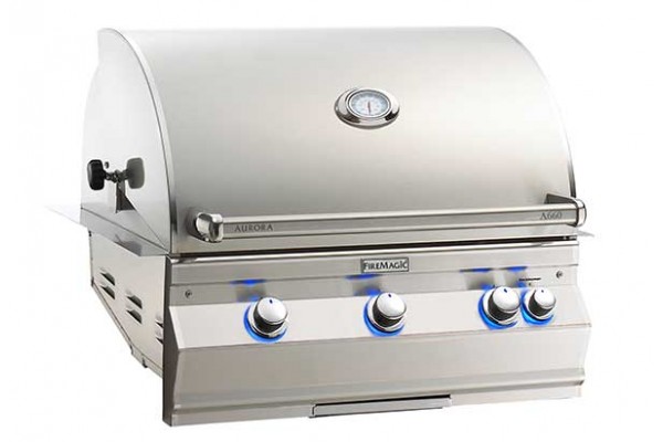 Fire Magic 30-inch Aurora A660i Built-In Grill With Rotisserie Fire Magic 30-inch Aurora A660i Built-In Grill With Rotisserie