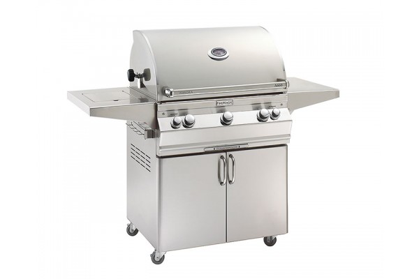 Fire Magic 30-inch Aurora A660s Portable Grill With Side Burner and Rotisserie Fire Magic 30-inch Aurora A660s Portable Grill With Side Burner and Rotisserie