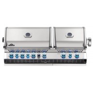 Napoleon Prestige PRO 825 Built-In Gas Grill with Infrared Bottom and Rear Burner, Stainless Steel