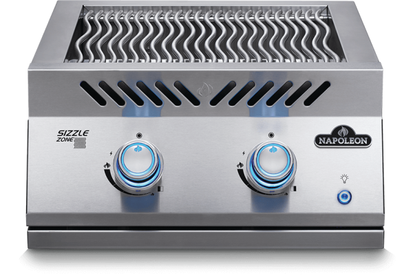 Napoleon Built-in 700 Series Dual Infrared Burner with Stainless Steel Cover Napoleon Built-in 700 Series Dual Infrared Burner with Stainless Steel Cover