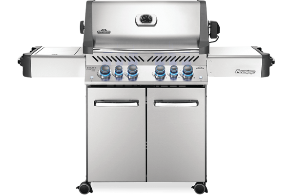 Napoleon Prestige 500 Stainless Steel Gas Grill with Infrared Side and Rear Burners Napoleon Prestige 500 Stainless Steel Gas Grill with Infrared Side and Rear Burners