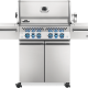 Napoleon Prestige Pro 500 Stainless Steel Gas Grill with Infrared Side and Rear Burners