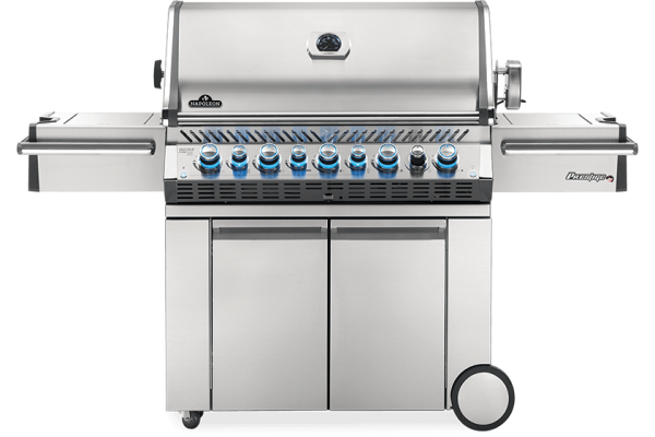 Napoleon Prestige Pro 665 Stainless Steel Gas Grill with Infrared Side and Rear Burners Napoleon Prestige Pro 665 Stainless Steel Gas Grill with Infrared Side and Rear Burners