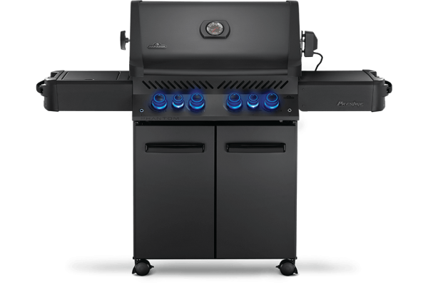 Napoleon Phantom Prestige 500 Matt Black Gas Grill with Infrared Side and Rear Burners Napoleon Phantom Prestige 500 Matt Black Gas Grill with Infrared Side and Rear Burners
