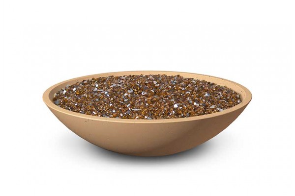 American Fyre Designs 40" Cafe Blanco Marseille Fire Bowl American Fyre Designs 40" Cafe Blanco Marseille Fire Bowl