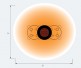 Bromic Eclipse Smart-Heat 2900W Electric Pendant with Light Bromic Eclipse Smart-Heat 2900W Electric Pendant with Light