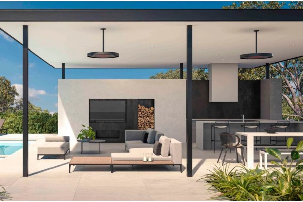Bromic Eclipse Smart-Heat 2900W Electric Pendant with Light Bromic Eclipse Smart-Heat 2900W Electric Pendant with Light