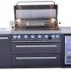 Mont Alpi 805 Black Island with Refrigerator Mont Alpi 805 Black Island with Refrigerator