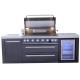 Mont Alpi 805 Black Island with Refrigerator Mont Alpi 805 Black Island with Refrigerator