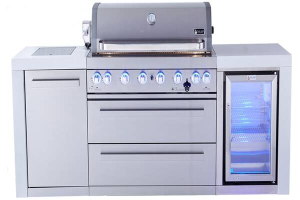 Mont Alpi 805 Deluxe Island with Refrigerator Mont Alpi 805 Deluxe Island with Refrigerator