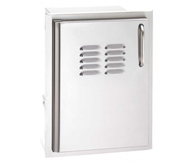 Fire Magic 20  x 14 Single Access Door with Tank Tray and Louvers, Left Hinge