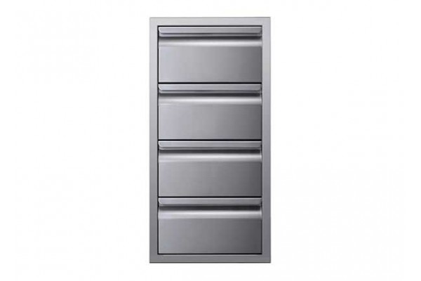 Memphis 15" Four Drawer Stack Memphis 15" Four Drawer Stack
