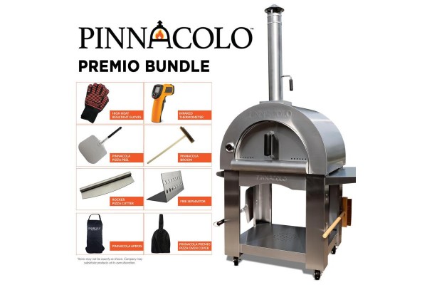 Pinnacolo Premio Wood Fired Outdoor Pizza Oven With Accessories Pinnacolo Premio Wood Fired Outdoor Pizza Oven With Accessories